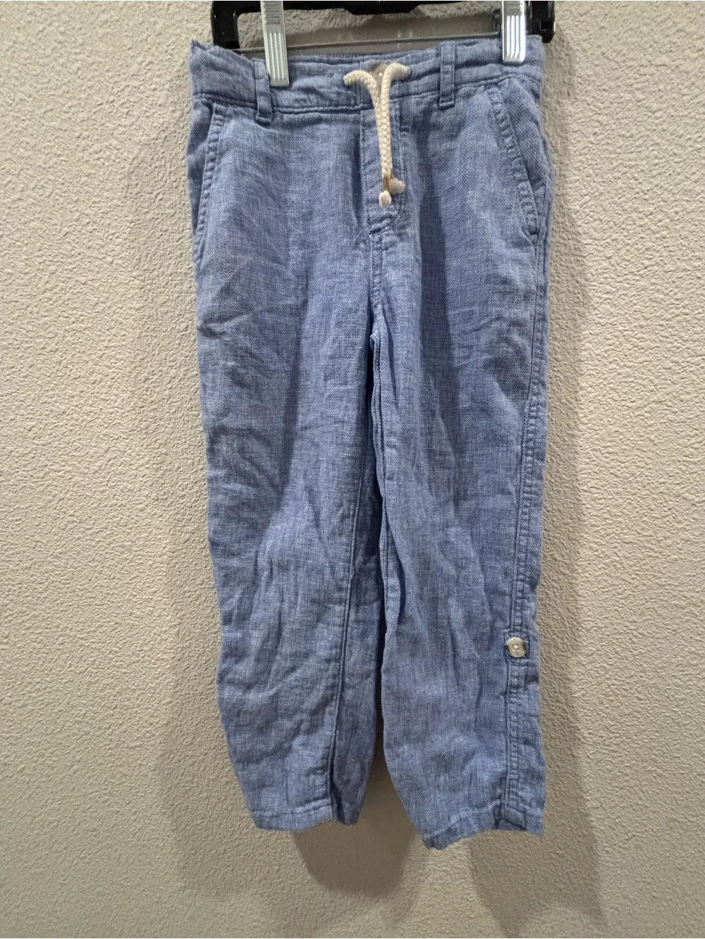 Gymboree Light Blue Drawstring Jogger Pants